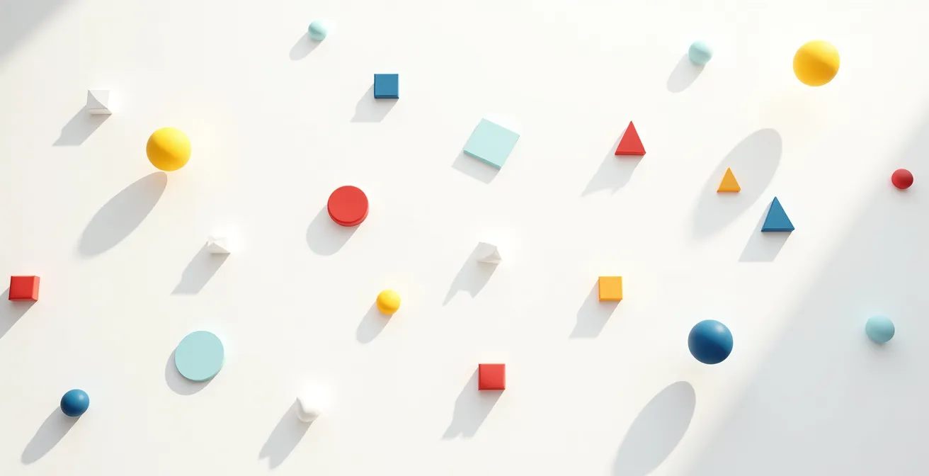 Analyse stratégique des contenus vidéo d'entreprise avec diagrammes abstraits