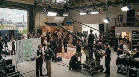 équipe tournage